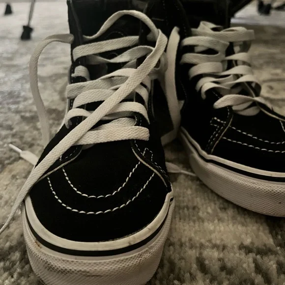 Vans Kids Black High-Top Sneakers - Picture 4 of 5